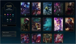 Conta Lol Platina 3 103 skins rzye triunfante - League of Legends
