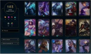 Conta Lol Platina 3 103 skins rzye triunfante - League of Legends