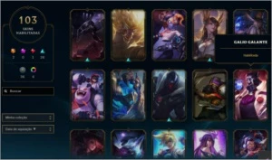 Conta Lol Platina 3 103 skins rzye triunfante - League of Legends