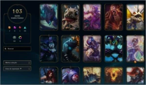 Conta Lol Platina 3 103 skins rzye triunfante - League of Legends