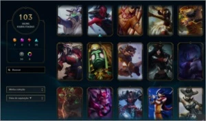 Conta Lol Platina 3 103 skins rzye triunfante - League of Legends