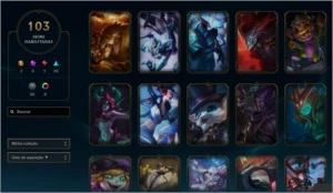 Conta Lol Platina 3 103 skins rzye triunfante - League of Legends