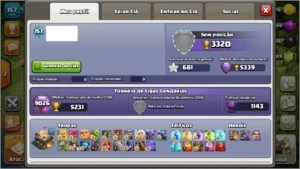 Conta Lendária Clash Of Clans. Cv11! 1.143 Troféus Lendários