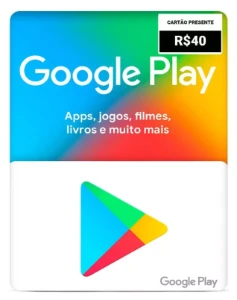 Gift Card Google Play Store R$ 40 Reais Br | Envio Imediato - Gift Cards