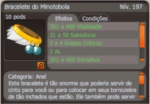 Bracelete do minotobola (spiritia) - Dofus