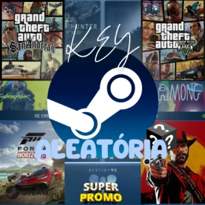 Steam KEY ALEATÓRIA + BÔNUS : 1 Key Rare Legendary!!