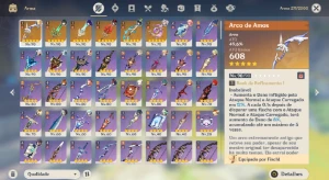 Conta Top Genshin Impact AR58 com 21T5 HuTao+Bis Xiao+Bis