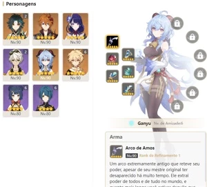 CONTA GENSHIN AR56 ⭐SHOGUN LUZ DO CORTADOR, XIAO DE JADE⭐E+ - Genshin Impact