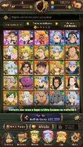 conta seven deadly sins com king e diane