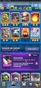 Conta Full, 1 milhao de ouro, emblemas , emotes e torres! - Clash Royale