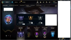 CONTA LEAGUE OF LEGENDS DIAMANTE 2 370 SKINS! LOL