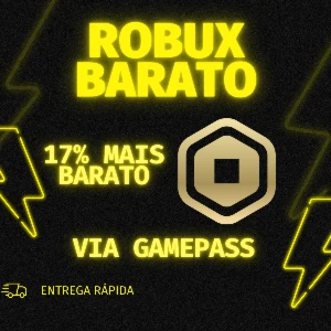 [17% Desconto] Robux Via Gamepass - Entrega Rápida! - Roblox