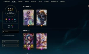 ACC DE LOL LVL 332 - League of Legends