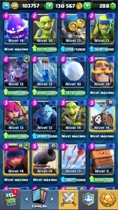 CONTA CLASH ROYALE NIVEL 14 - +34 CARTAS FULL - TODOS HERÓIS