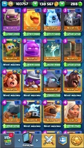 CONTA CLASH ROYALE NIVEL 14 - +34 CARTAS FULL - TODOS HERÓIS