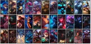 Conta unranked, Campeões: 134, Skins: 77, LVL: 102. - League of Legends LOL