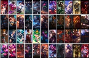 Conta unranked, Campeões: 134, Skins: 77, LVL: 102. - League of Legends LOL