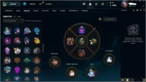 Conta unranked, Campeões: 134, Skins: 77, LVL: 102. - League of Legends LOL