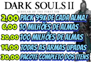 Dark Souls Softs 2-Almas, armaduras, armas, aneis (PS4/PS5) - Outros