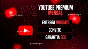 Youtube Premium 30 Dias (Nao Necessario Da Senha) - Assinaturas e Premium