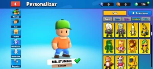 Estou vendo uma conta de stumble guys eu parei de jogar