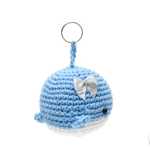 Baleia Azul de Lacinho em Amigurumi - Artesanato e Personalizados