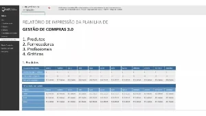 Planilha De Gestão De Compras 3.0 - Outros