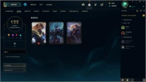 Conta Quente Com Kayle Juíza/Riven S2/Corki UFO/King Rammus - League of Legends LOL