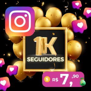 [Promoção] 1K Seguidores Instagram por apenas R$7,90
