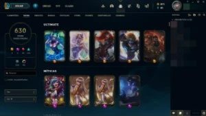 Conta League of Legends (Todos os Champs!) 5 Ultimates LOL