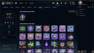 Conta - Coleção De Skins Vermelhas - League of Legends LOL