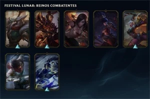 Conta - Coleção De Skins Vermelhas - League of Legends LOL