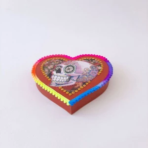 Quadro Box Caveira Mexicana 1 - Artesanato e Personalizados