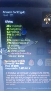 VENDO ACC ECAFLIP 200 OMEGA 150  NO DOFUS COMPLETA
