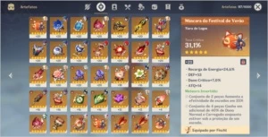 AR52 - 6 PERSONAGENS 5* - Genshin Impact