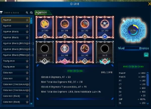 Conta mid game LADMO Omega - Digimon Masters Online