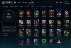 Conta Lol Level 44 // 15 skin // prata 1 // 41 champ - League of Legends