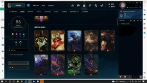 Conta Lol 96 skins e alguns RPs - League of Legends