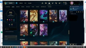 Conta Lol 96 skins e alguns RPs - League of Legends