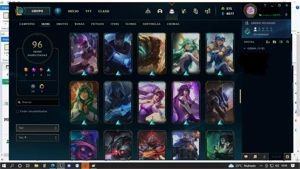 Conta Lol 96 skins e alguns RPs - League of Legends