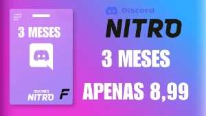 Discord Nitro Gaming 3 Mêses + 6 Impulsos + ENVIO RÁPIDO