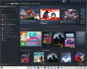 conta steam com gta,rocket league,fall guys e rainbow six.
