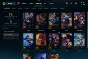 3 Contas LoL - 1 main e 2 secundárias - League of Legends