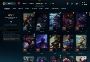 3 Contas LoL - 1 main e 2 secundárias - League of Legends