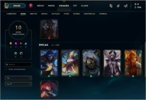 3 Contas LoL - 1 main e 2 secundárias - League of Legends