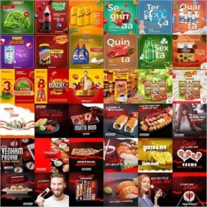 PACK DE ARTES (redes sociais, gráfica..)