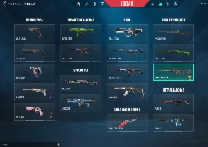 Conta valorant com diversas skins e pacotes comprados