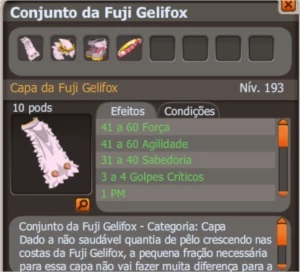 [PROMOÇÃO] set fuji gelifox  HELIOBOROS - Dofus