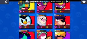 Conta de Brawl Stars com mais de 16000 troféus