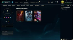 Conta smurf plat 3 - League of Legends LOL